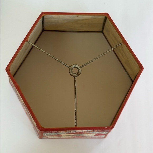 Vintage Patchwork Fabric on hard shell Lampshade - Picture 5 of 11